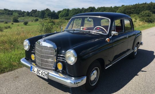 Rent a Mercedes 180 D in Flensburg