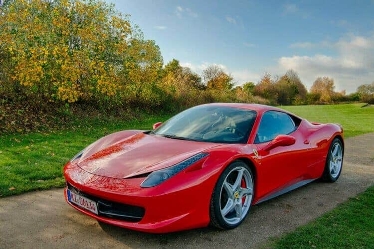 Rent a Ferrari 458 Italia in Hamburg