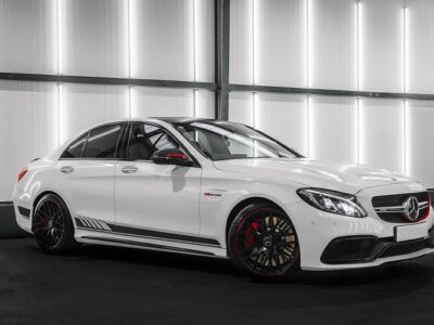 Rent a Mercedes C63S Edition 1 in Bremen