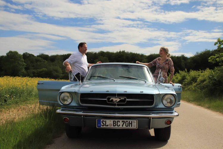 Rent a 1965 Ford Mustang in Flensburg