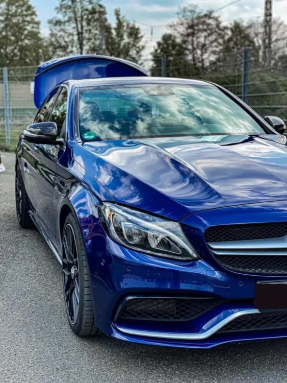 Rent a Mercedes C63S AMG in Hannover