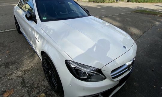 Rent a Mercedes C63S AMG in Stuttgart