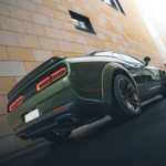 Rear view details DODGE CHALLENGER SHAKER in Frankfurt