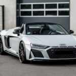 front view from Audi R8 Performance Spyder in Siegen