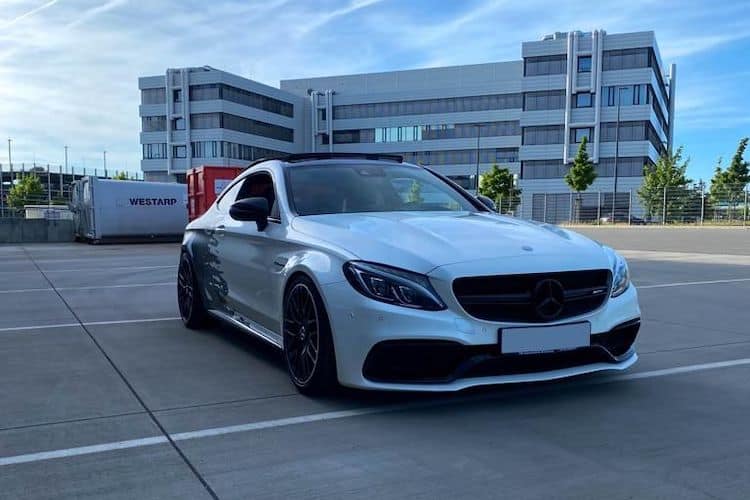 Rent a Mercedes C63S AMG in Frankfurt