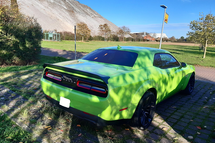 Back view Dodge Challenger R/T in Hannover