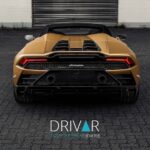 back site from Lamborghini Huracan EVO Spyder in Hamburg