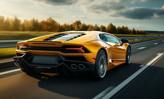 drive a Lamborghini on german Autobahn
