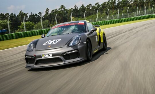 Porsche Cayman GT4 racetrack