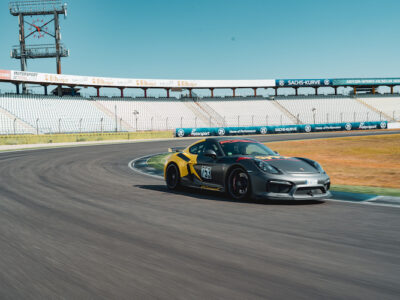 Porsche Cayman GT4 racetrack