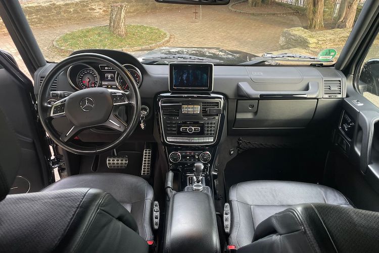 Interieur view from Mercedes G Class in Koblenz