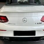 back site view from Mercedes C63S AMG Convertible in Kassel