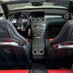 Inside view from Mercedes C63S AMG Convertible in Kassel
