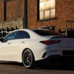 back site view from Mercedes CLA 45s AMG in Dortmund