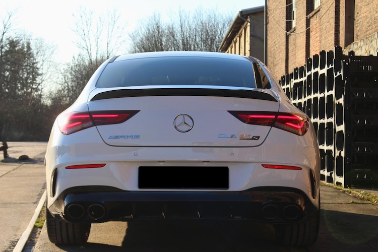back site from Mercedes CLA 45s AMG in Dortmund