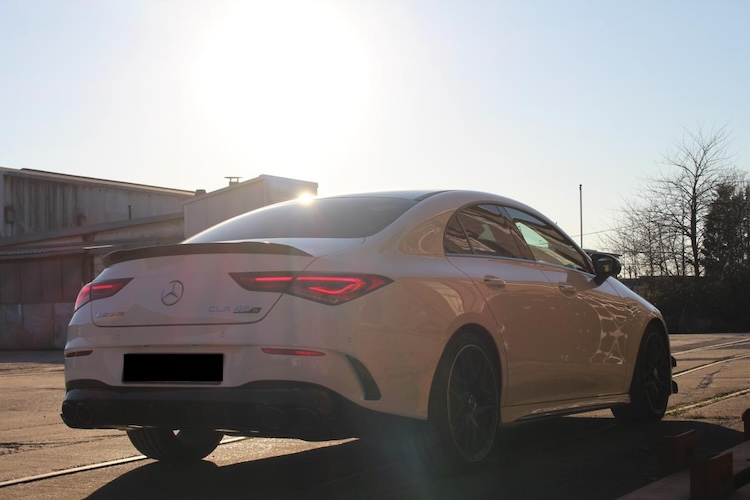 back site from Mercedes CLA 45s AMG in Dortmund