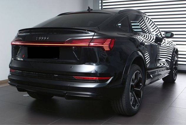 back view from Audi E-Tron for long-term rental