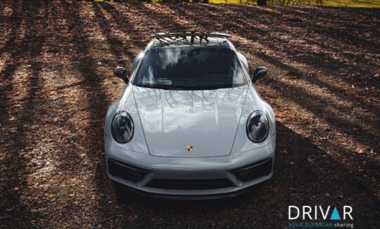 front view from Porsche 992 Carrera GTS in Kassel