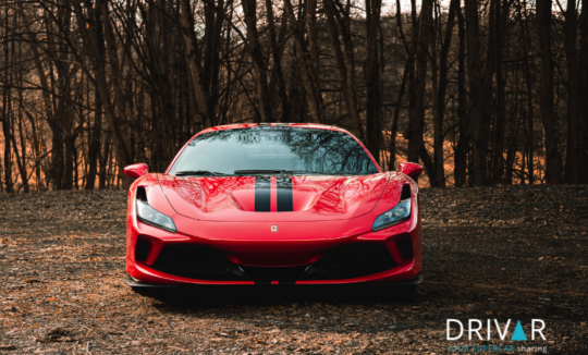 front view from Ferrari F8 Tribute in Kassel