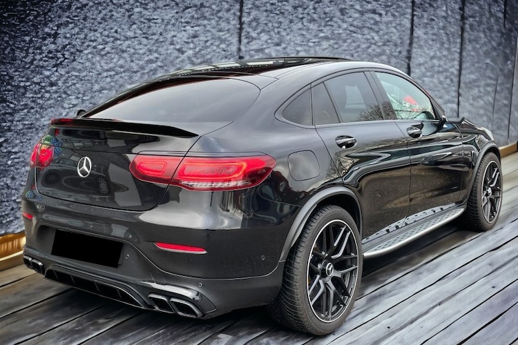 back view from Mercedes GLC 63 AMG in Freiburg