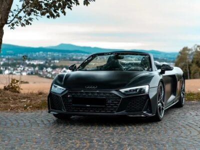 Frontview from Audi R8 Spyder