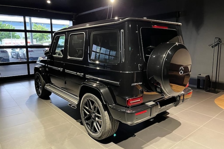 back site from Mercedes G63 AMG in Munich