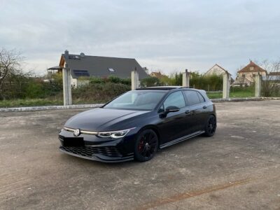 Left side of VW Golf 8 GTI rent in Frankfurt