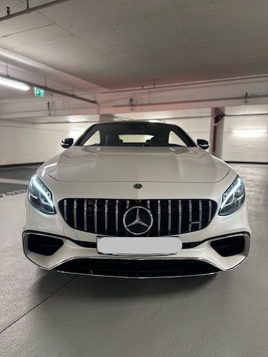 Front of Rent a Mercedes S500 S63 AMG in Dortmund