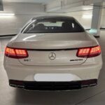 Back view of Rent a Mercedes S500 S63 AMG in Dortmund