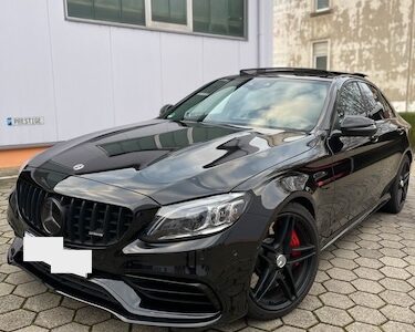 Front of Rent a Mercedes C63S AMG in Dortmund