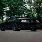 Back view from Ford Mustang GT Cabrio in Dortmund