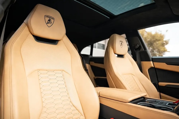 Interior from Lamborghini Urus in Frankfurt