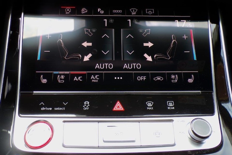 Interior View of an Audi RSQ8 in Einbeck