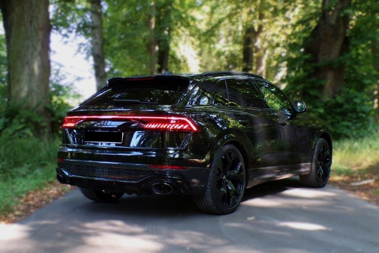 Back View of an Audi RSQ8 in Einbeck