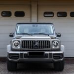 front view form Mercedes G63 AMG in Stuttgart