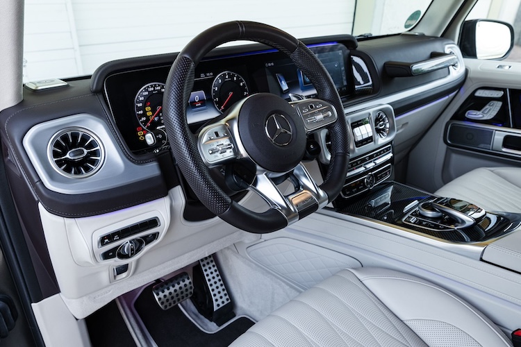 Interieur form Mercedes G63 AMG in Stuttgart