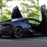 Back view McLaren 570S in Munich