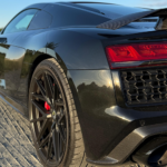 Rear detail Audi R8 V10 Pervormance Coupe in Frankfurt