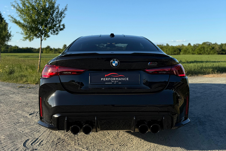 Back view BWM M4 Competition in Frankfurt