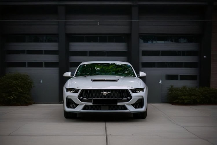 Front View of Ford Mustang GT 2024 in Frankfurt