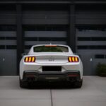 Back View of Ford Mustang GT 2024 in Frankfurt