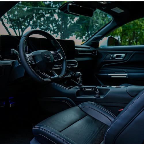 Interior View of Ford Mustang GT 2024 in Frankfurt