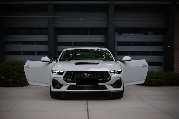 Front View of Ford Mustang GT 2024 in Frankfurt