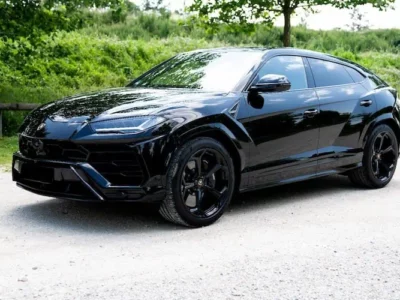 Front View of Lamborghini Urus in Munich