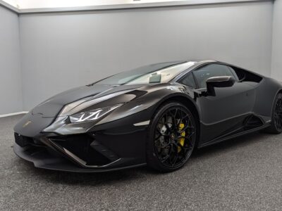 Front View of Lamborghini Huracan EVO in Stuttgart