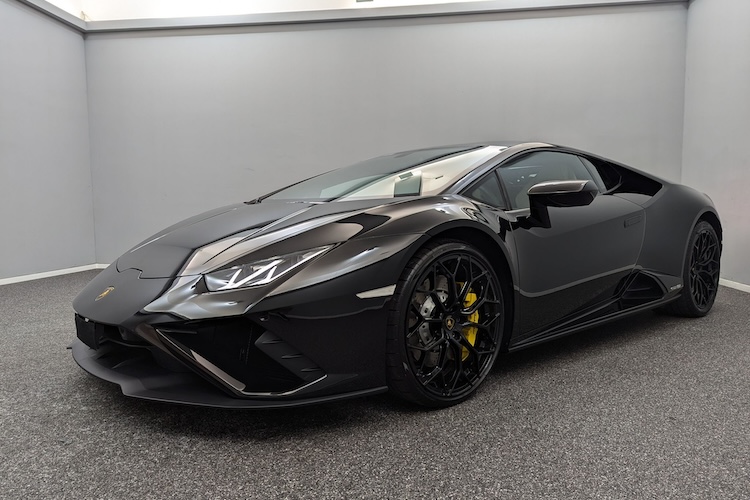 Front View of Lamborghini Huracan EVO in Stuttgart