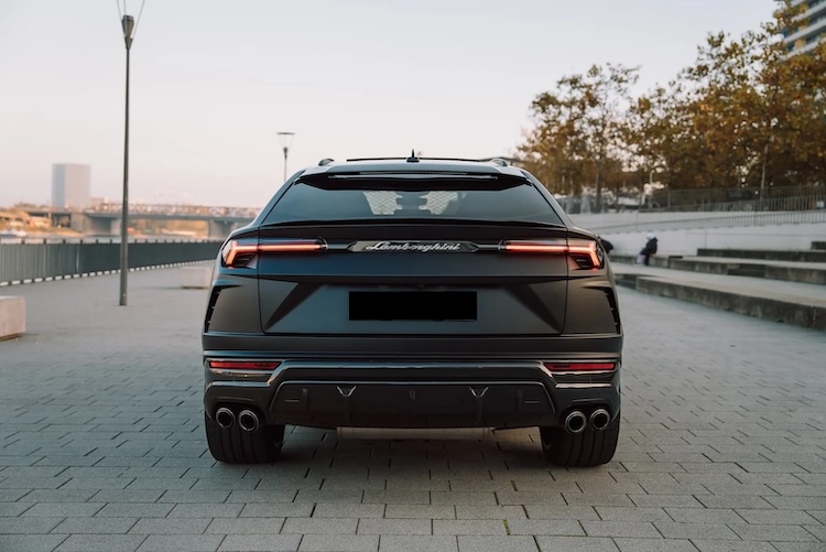 Back View of Lamborghini Urus in Ludwigshafen