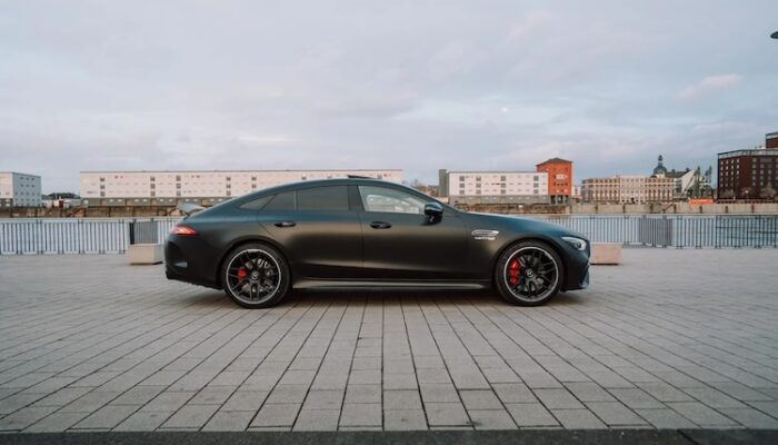 Side View of Mercedes AMG GT 63 in Ludwigshafen