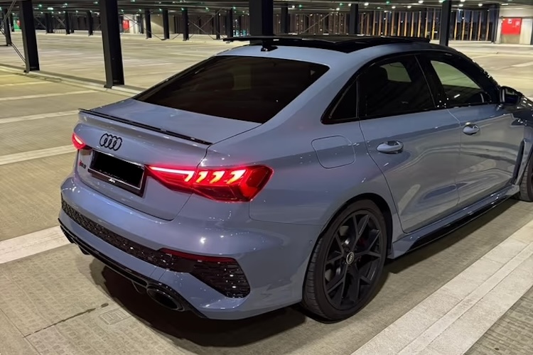 Side View of an Audi RS3 in Frankfurt