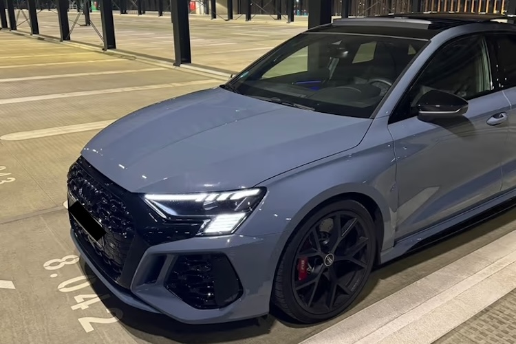 Side View of an Audi RS3 in Frankfurt